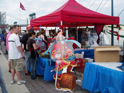 Captain Morgan at Penn's Landing